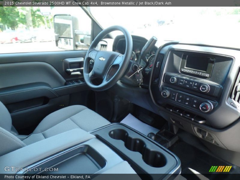 Brownstone Metallic / Jet Black/Dark Ash 2015 Chevrolet Silverado 2500HD WT Crew Cab 4x4