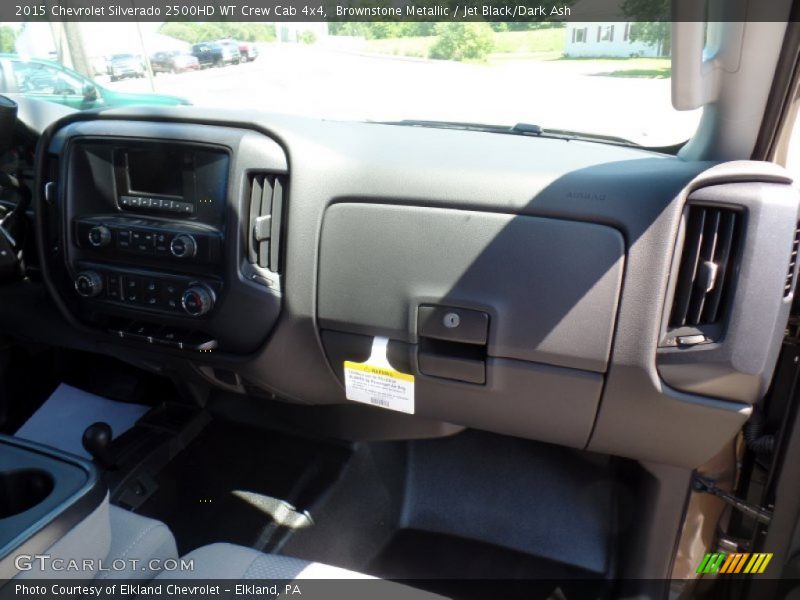 Brownstone Metallic / Jet Black/Dark Ash 2015 Chevrolet Silverado 2500HD WT Crew Cab 4x4