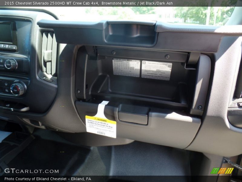 Brownstone Metallic / Jet Black/Dark Ash 2015 Chevrolet Silverado 2500HD WT Crew Cab 4x4