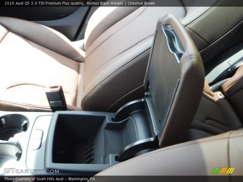 Mythos Black Metallic / Chestnut Brown 2016 Audi Q5 3.0 TDI Premium Plus quattro