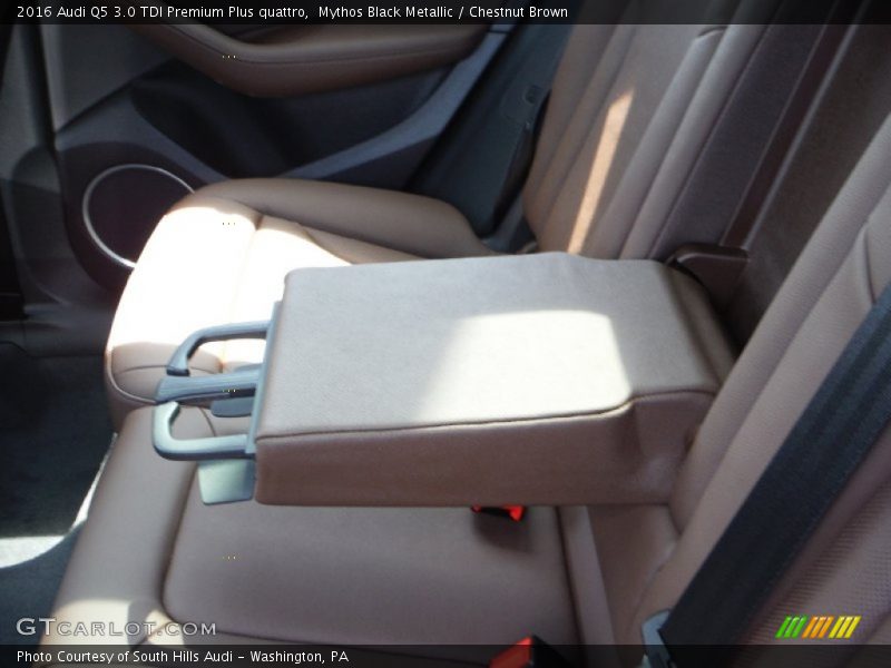 Mythos Black Metallic / Chestnut Brown 2016 Audi Q5 3.0 TDI Premium Plus quattro