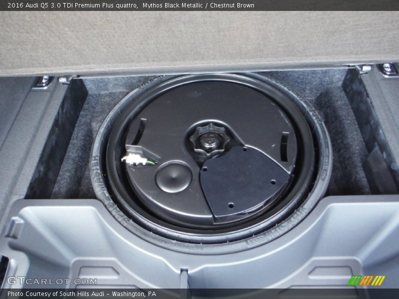 Mythos Black Metallic / Chestnut Brown 2016 Audi Q5 3.0 TDI Premium Plus quattro