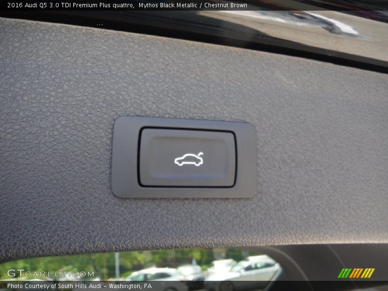 Mythos Black Metallic / Chestnut Brown 2016 Audi Q5 3.0 TDI Premium Plus quattro