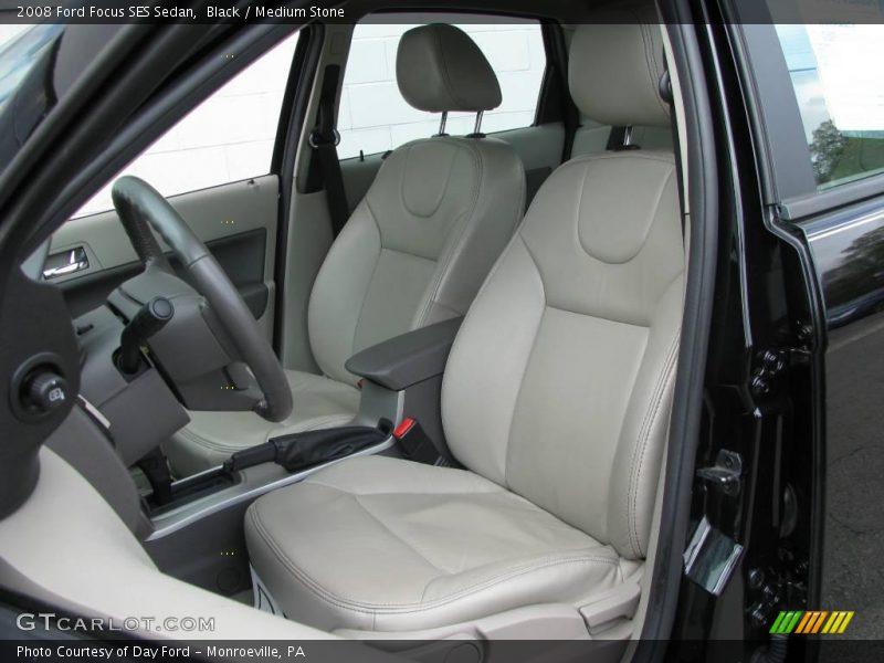 Black / Medium Stone 2008 Ford Focus SES Sedan