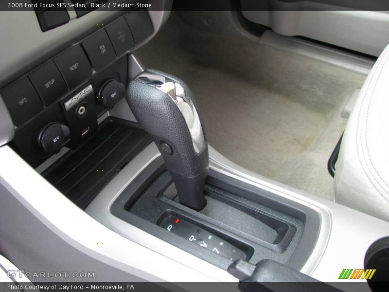 Black / Medium Stone 2008 Ford Focus SES Sedan