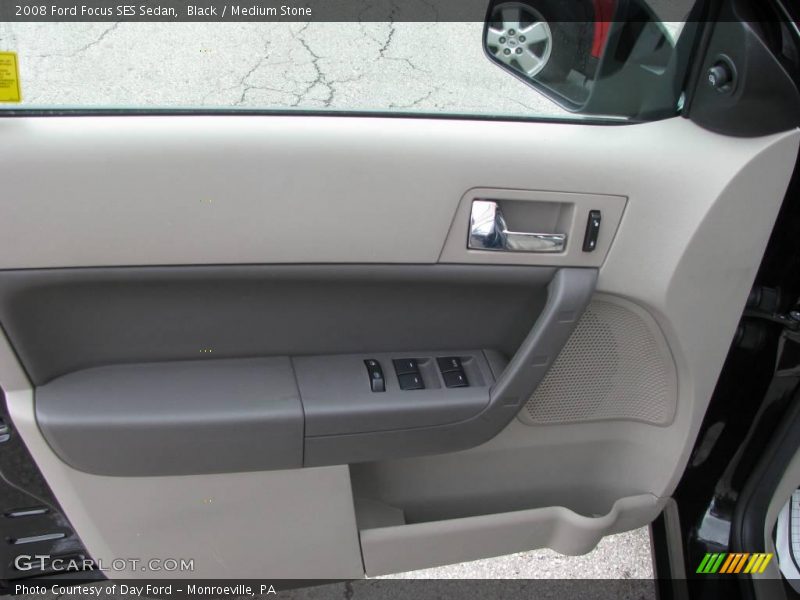 Black / Medium Stone 2008 Ford Focus SES Sedan