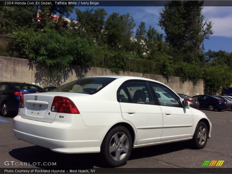 Taffeta White / Ivory Beige 2004 Honda Civic EX Sedan