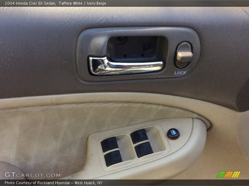 Taffeta White / Ivory Beige 2004 Honda Civic EX Sedan