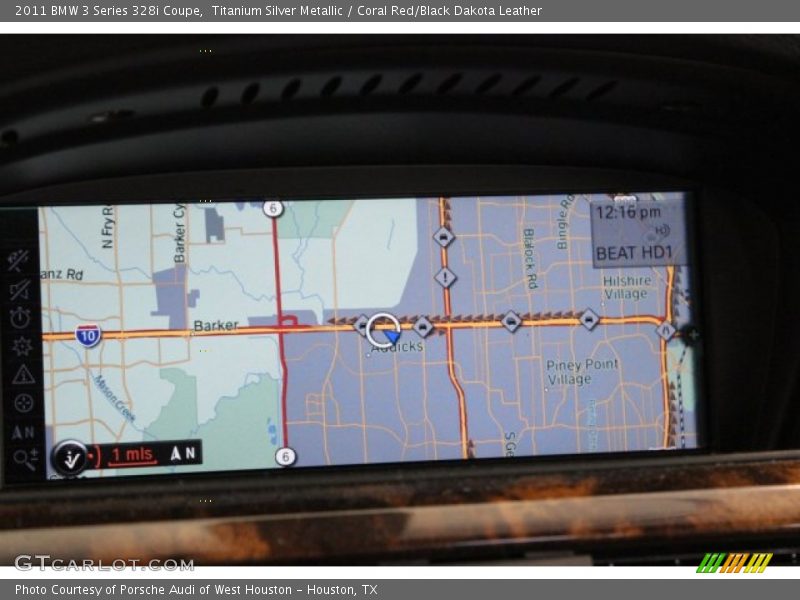 Titanium Silver Metallic / Coral Red/Black Dakota Leather 2011 BMW 3 Series 328i Coupe