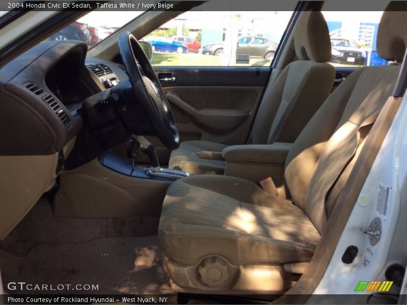 Taffeta White / Ivory Beige 2004 Honda Civic EX Sedan