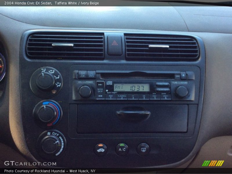 Taffeta White / Ivory Beige 2004 Honda Civic EX Sedan