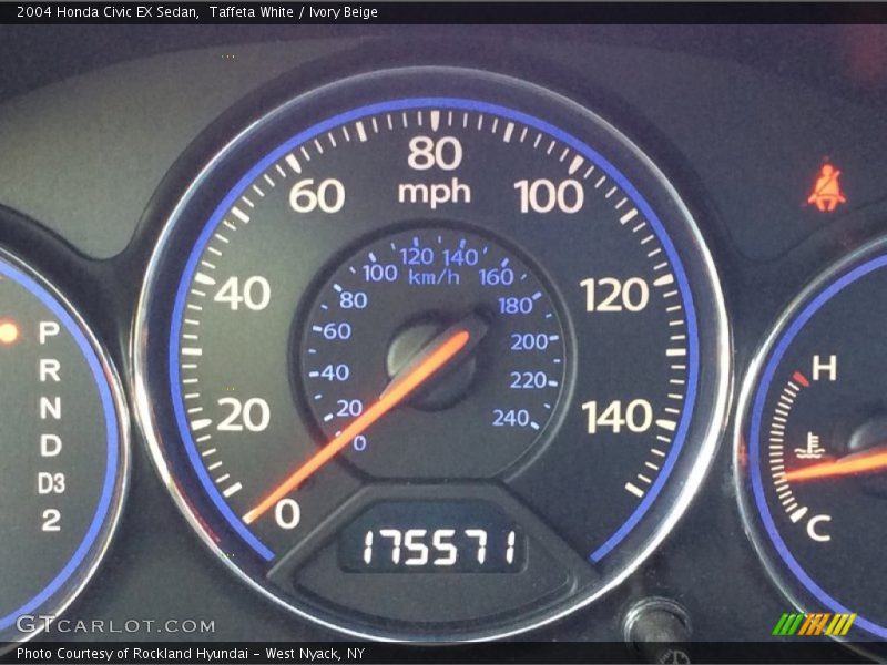 Taffeta White / Ivory Beige 2004 Honda Civic EX Sedan
