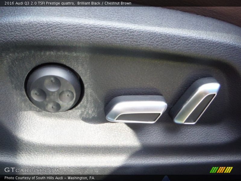 Brilliant Black / Chestnut Brown 2016 Audi Q3 2.0 TSFI Prestige quattro