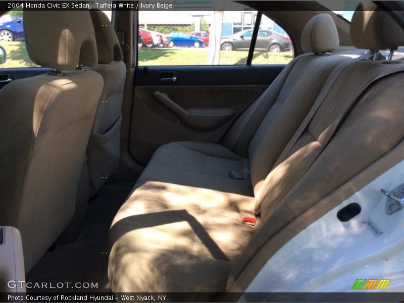 Taffeta White / Ivory Beige 2004 Honda Civic EX Sedan