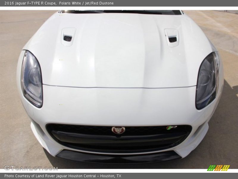 Polaris White / Jet/Red Duotone 2016 Jaguar F-TYPE R Coupe