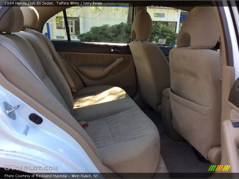 Taffeta White / Ivory Beige 2004 Honda Civic EX Sedan