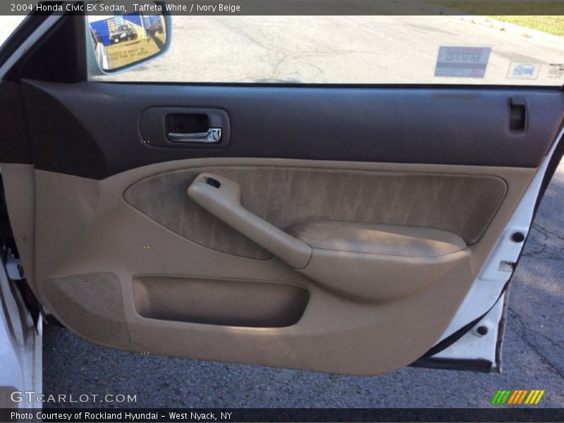 Taffeta White / Ivory Beige 2004 Honda Civic EX Sedan