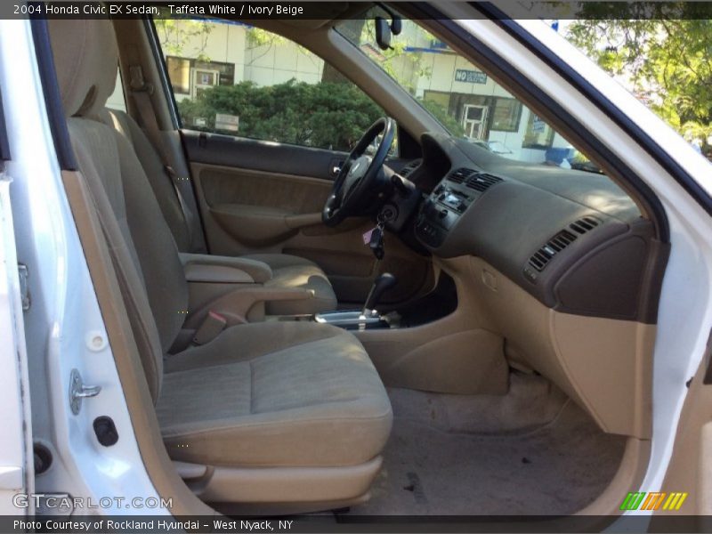 Taffeta White / Ivory Beige 2004 Honda Civic EX Sedan