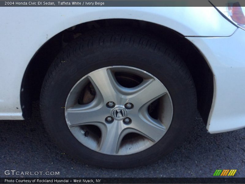 Taffeta White / Ivory Beige 2004 Honda Civic EX Sedan