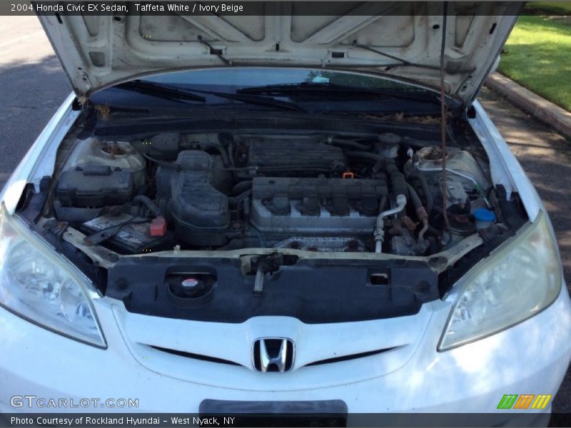 Taffeta White / Ivory Beige 2004 Honda Civic EX Sedan