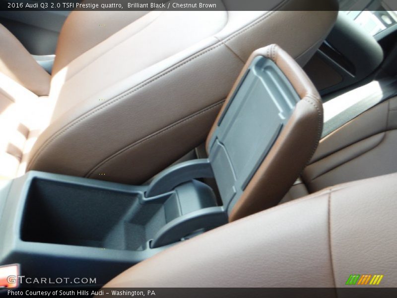 Brilliant Black / Chestnut Brown 2016 Audi Q3 2.0 TSFI Prestige quattro
