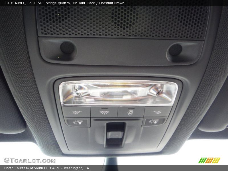 Brilliant Black / Chestnut Brown 2016 Audi Q3 2.0 TSFI Prestige quattro