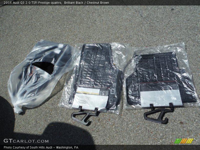 Brilliant Black / Chestnut Brown 2016 Audi Q3 2.0 TSFI Prestige quattro