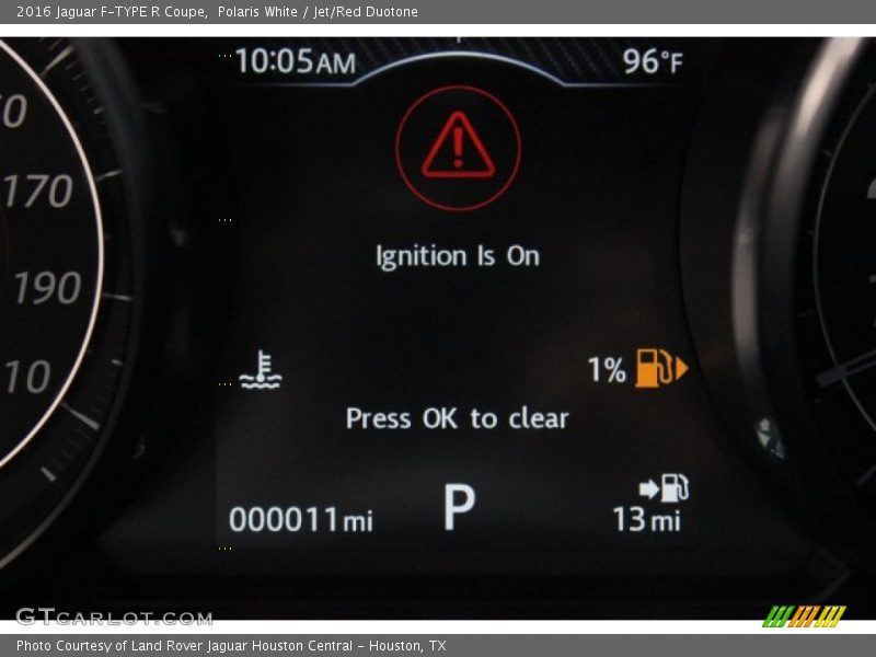 Polaris White / Jet/Red Duotone 2016 Jaguar F-TYPE R Coupe