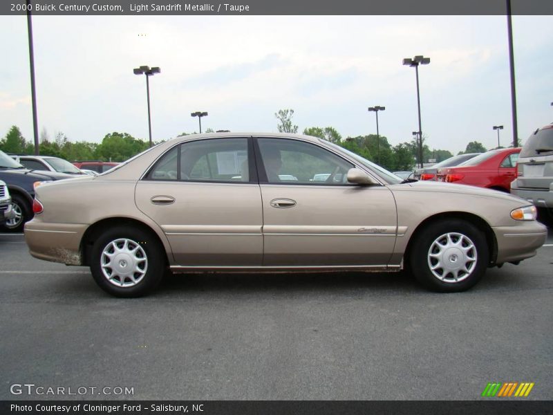 Light Sandrift Metallic / Taupe 2000 Buick Century Custom