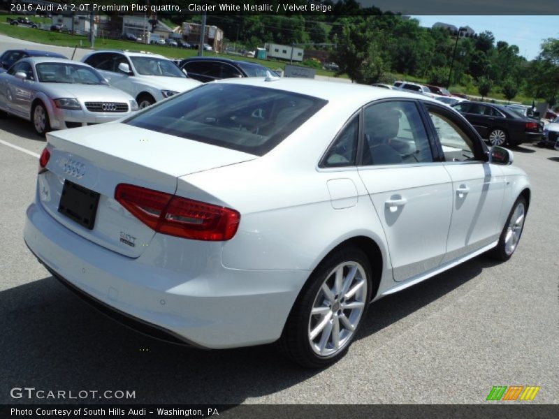 Glacier White Metallic / Velvet Beige 2016 Audi A4 2.0T Premium Plus quattro