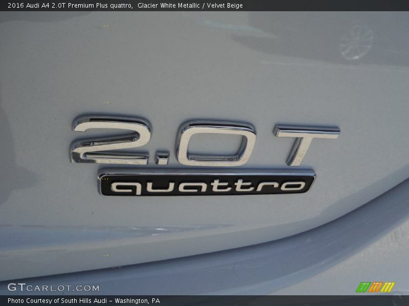 2016 A4 2.0T Premium Plus quattro Logo