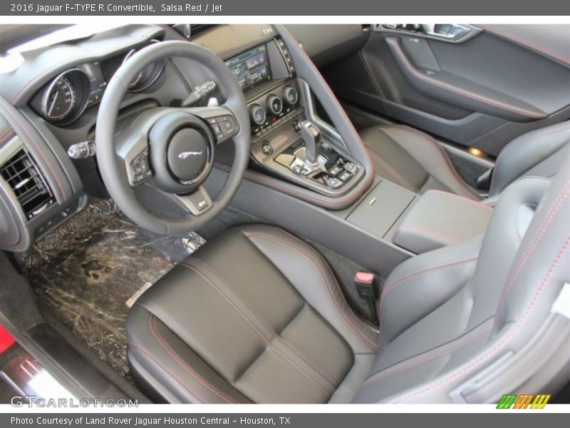Jet Interior - 2016 F-TYPE R Convertible 