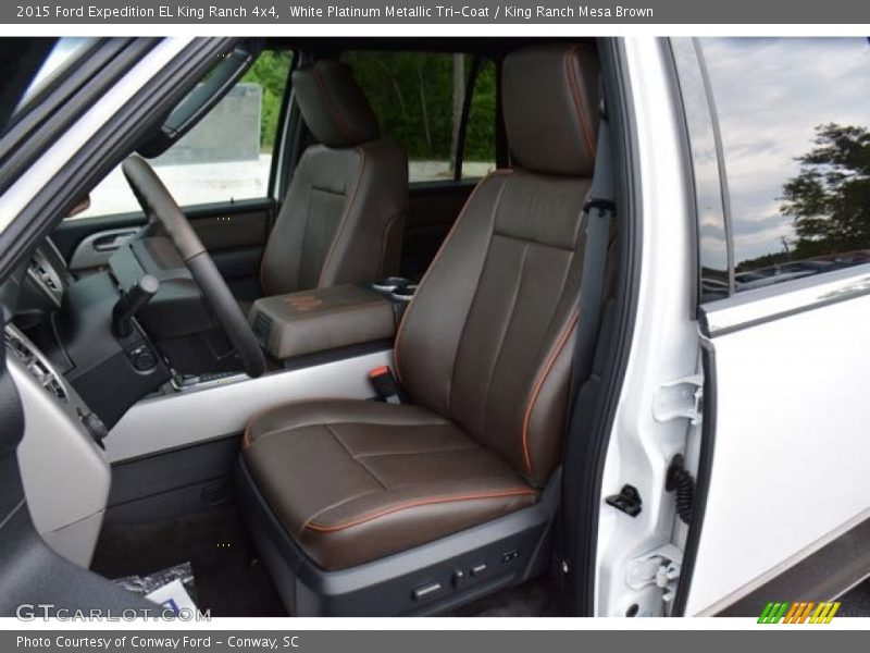Front Seat of 2015 Expedition EL King Ranch 4x4