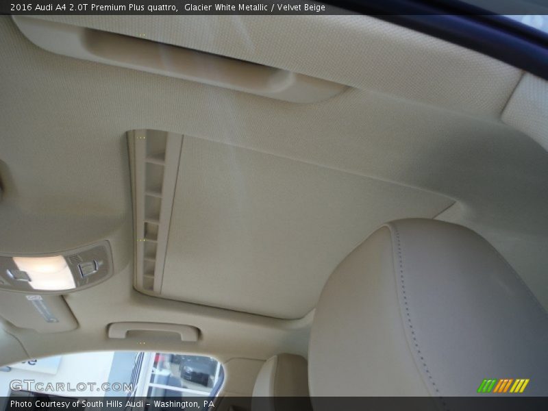 Glacier White Metallic / Velvet Beige 2016 Audi A4 2.0T Premium Plus quattro