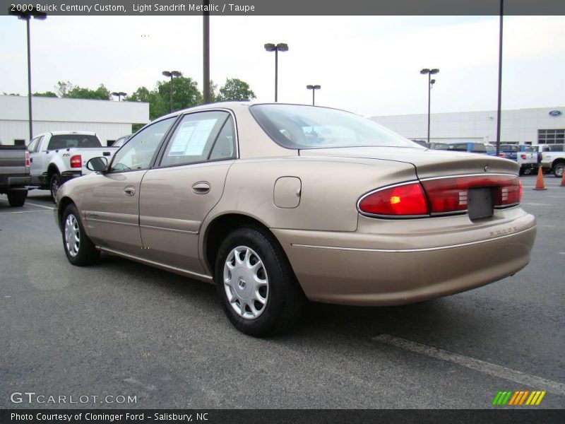 Light Sandrift Metallic / Taupe 2000 Buick Century Custom