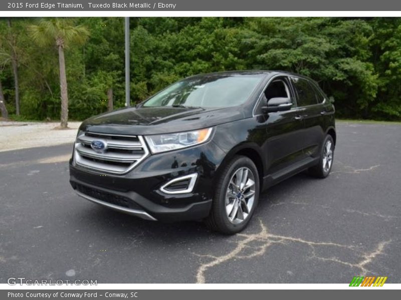 Tuxedo Black Metallic / Ebony 2015 Ford Edge Titanium