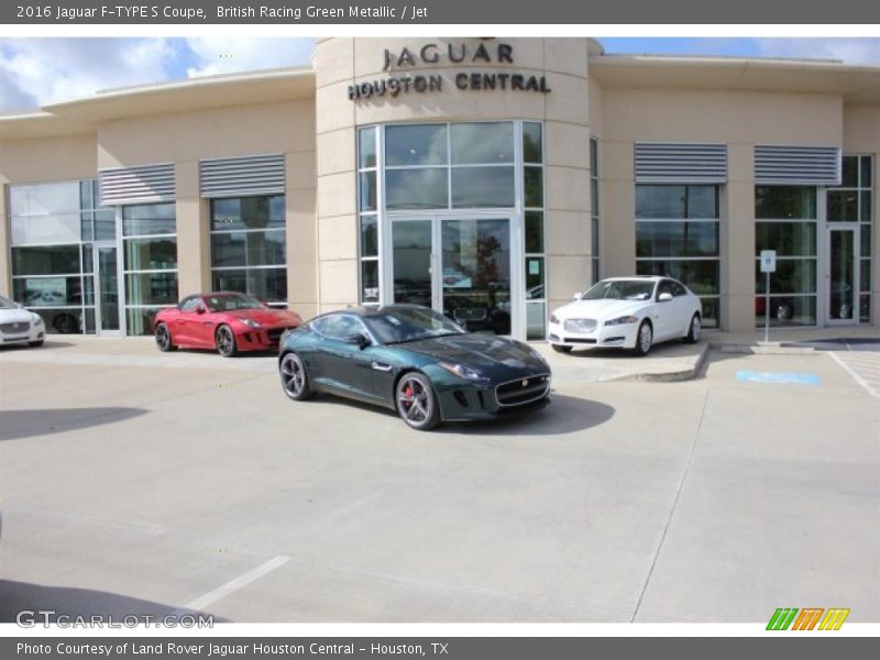 British Racing Green Metallic / Jet 2016 Jaguar F-TYPE S Coupe