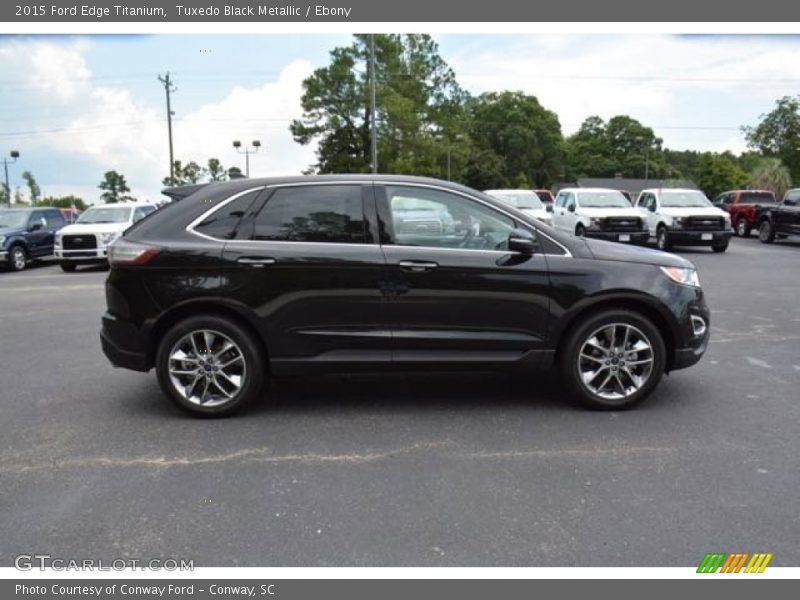 Tuxedo Black Metallic / Ebony 2015 Ford Edge Titanium
