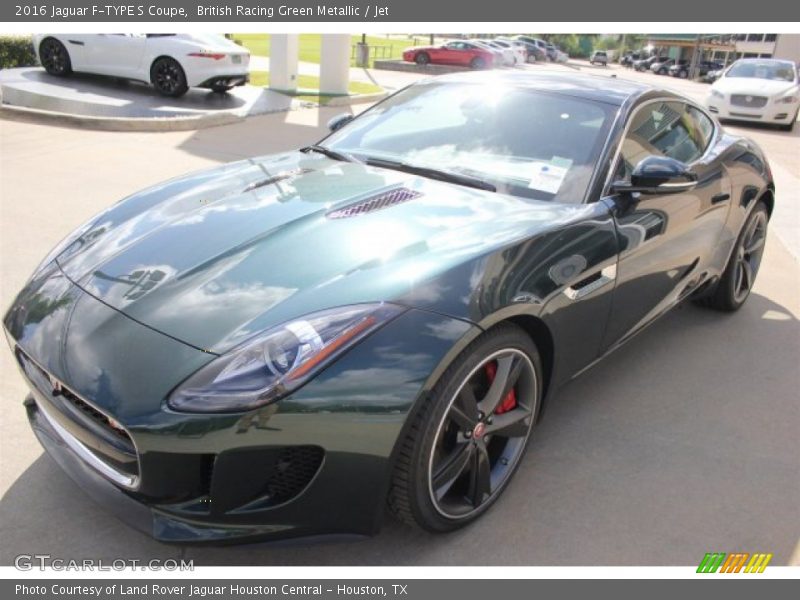British Racing Green Metallic / Jet 2016 Jaguar F-TYPE S Coupe