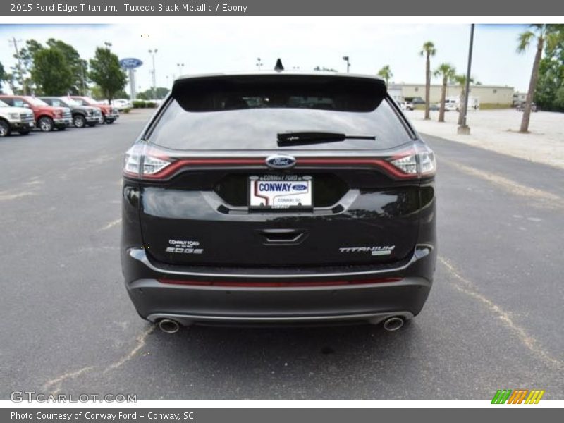 Tuxedo Black Metallic / Ebony 2015 Ford Edge Titanium
