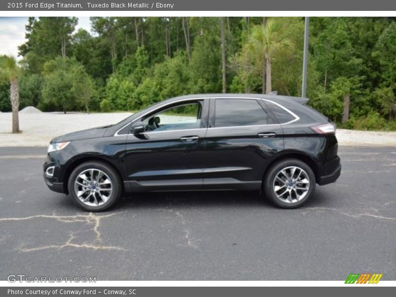 Tuxedo Black Metallic / Ebony 2015 Ford Edge Titanium