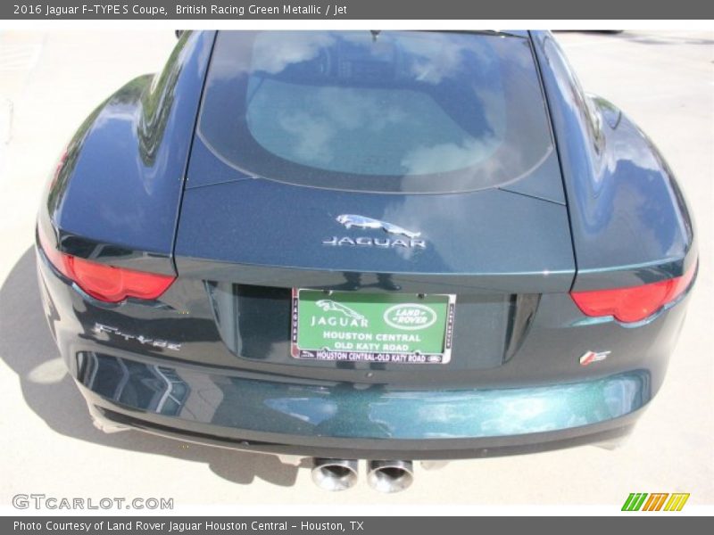 British Racing Green Metallic / Jet 2016 Jaguar F-TYPE S Coupe