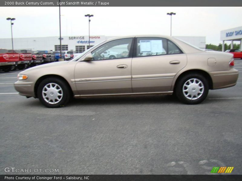 Light Sandrift Metallic / Taupe 2000 Buick Century Custom