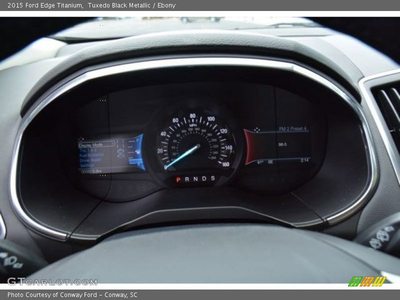 Tuxedo Black Metallic / Ebony 2015 Ford Edge Titanium