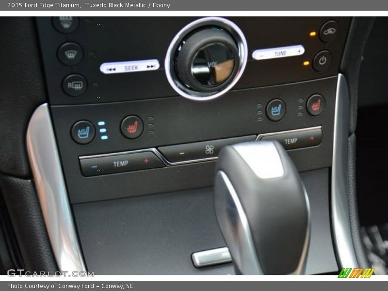 Tuxedo Black Metallic / Ebony 2015 Ford Edge Titanium