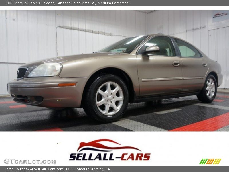 Arizona Beige Metallic / Medium Parchment 2002 Mercury Sable GS Sedan