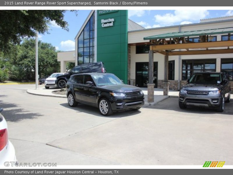 Santorini Black / Ebony/Pimento 2015 Land Rover Range Rover Sport Supercharged