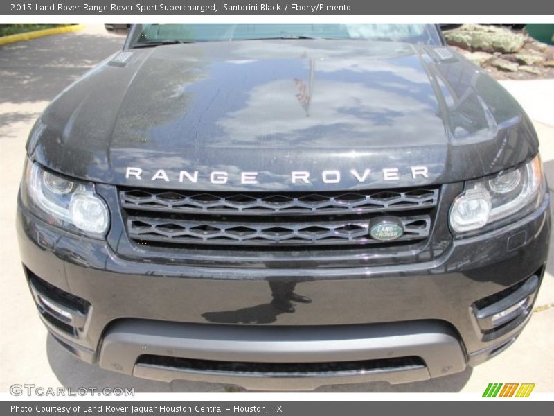Santorini Black / Ebony/Pimento 2015 Land Rover Range Rover Sport Supercharged