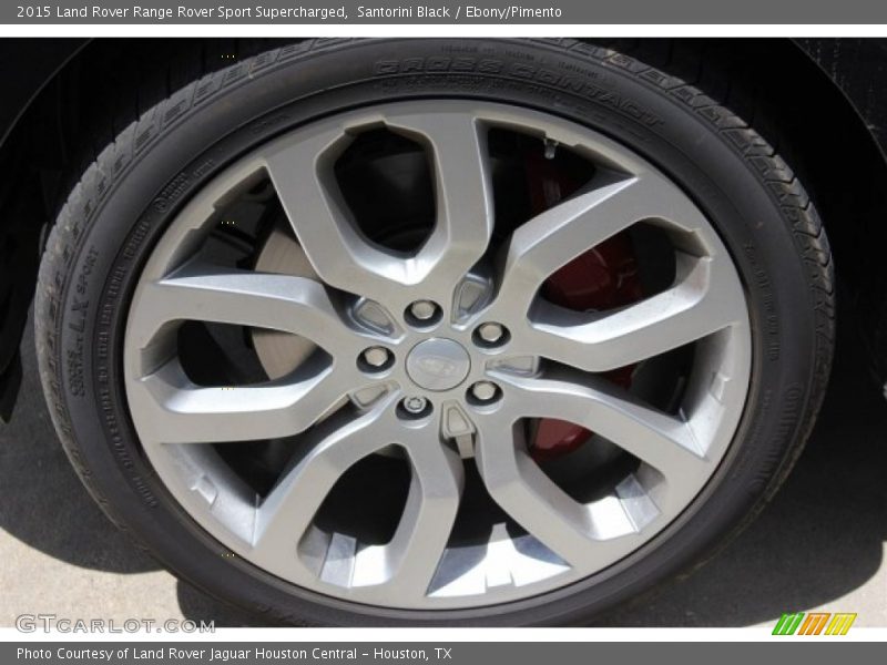 Santorini Black / Ebony/Pimento 2015 Land Rover Range Rover Sport Supercharged