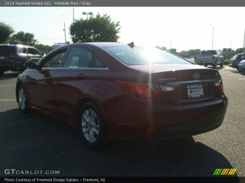 Venetian Red / Gray 2014 Hyundai Sonata GLS